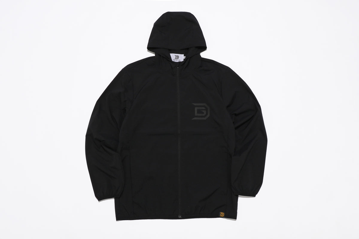 DGTOKYO_ZIP JACドライストレッチパーカーBLACK